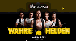 Desktop Screenshot of karlburger-holzbau.de